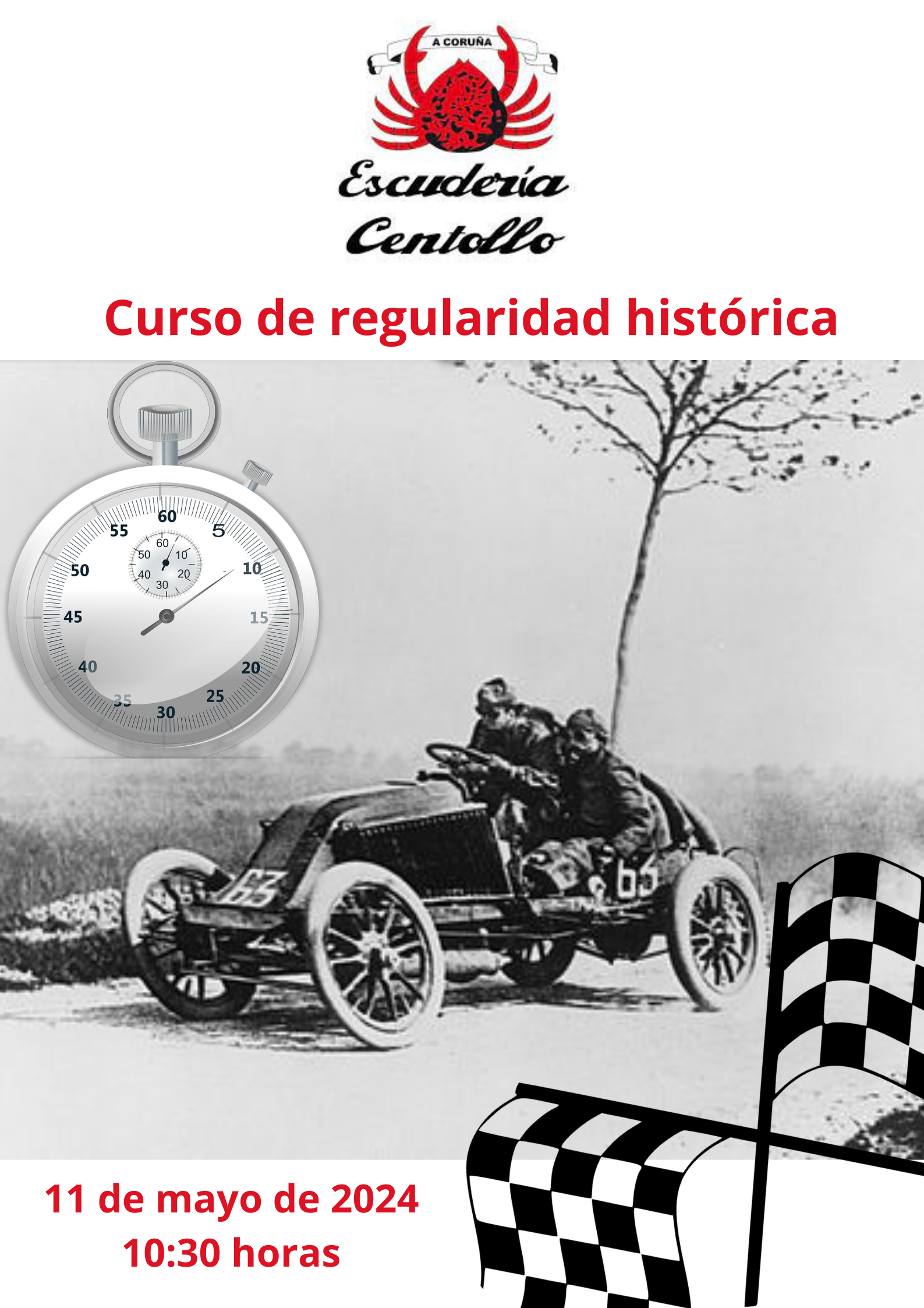 Apuntad fecha! Nuevo curso de regularidad el 11 de mayo